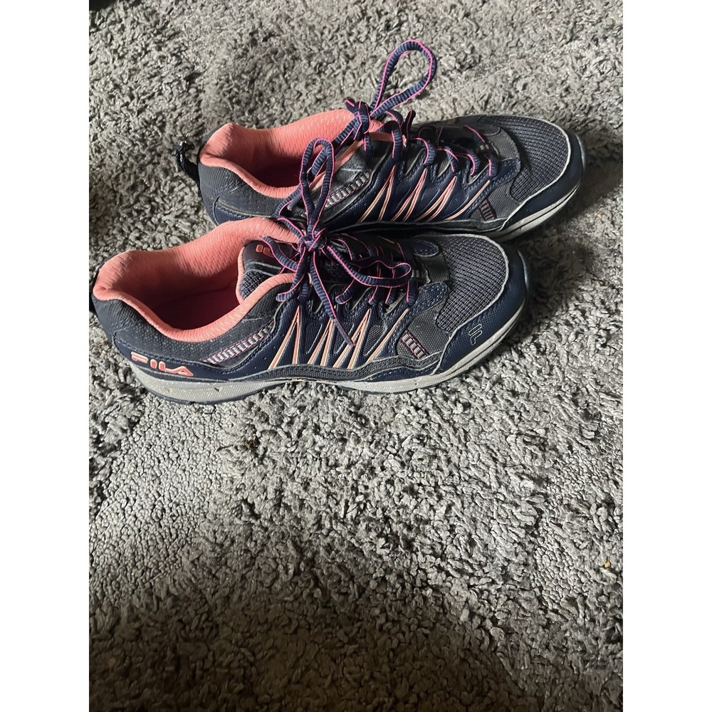 Fila Evergrand Trail 5JM00234-466 Womens‎ Blue Athletic Hiking Shoes Size 9.5